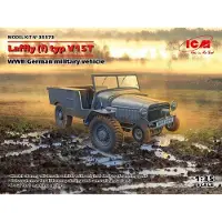 ICM Modelbouwpakket Militaire voertuigen - 35573 Laffly (f) Typ V15T German Military Vehicle WWII Plastic - 1:35 - Modelbouw