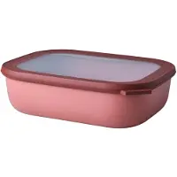 Mepal Meal prep bakje - Magnetronschaal - Cirqula rechthoekig 2000 ml - Vivid mauve