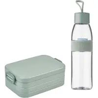 Mepal Giftset Onderweg (Brooddoos Take a Break + waterfles Ellipse) - Nordic sage