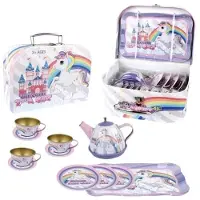 Magni - Tea set in suitcase, with unicorn ( 3905 )