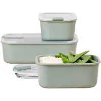 Mepal Easyclip vershouddozen set - 2x 700 ml + 1x 1500 ml, Nordic Sage