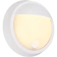 Briloner LED-wandlamp buiten 3784016, dimbaar, wit / opaal, Kunststof, Modern, LED wandlamp buiten
