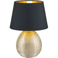 TRIO REALITY LUXOR - Tafellamp - Goud - excl. 1x E27 4,9 W - Snoerschakelaar