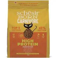 Schesir Born Carnivore Kattenvoer Chicken & Egg 255 Gr