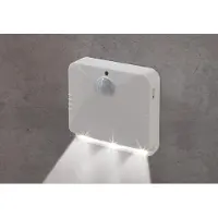 DS Produkte LED sensorlamp - hoekig - Met bewegingsmelder - set van 2 - wit