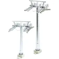 Jaegerndorfer Kerstfiguur kabelbaan 2 kolommen skilift 12 6cm H0 1:87