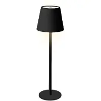 Lumineo Oplaadbare tafellamp | 27 cm | Instelbaar wit | Zwart |