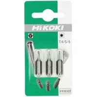 HiKOKI BIT 1/4" TORX COMBI T4 / T5 / T6 - 25MM (3-PCS) (OLD 752301/752302/752303)"