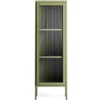 Department Store Kast 50x150 Cm Mosgroen - Kasten en vitrinekasten Glas Moss green - 16003065