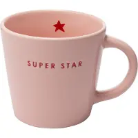 Vondels cappuccino mok SUPER STAR pink (250 ml)