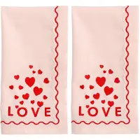 Vondels servet LOVE soft pink (set van 2)