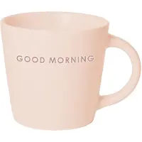 Vondels cappuccino mok GOOD MORNING ecru (250 ml)