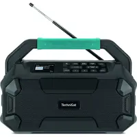 Technisat VIOLA 231 OD Bouwradio DAB+, VHF (FM) DAB+, FM, Bluetooth Spatwaterbestendig Zwart