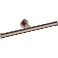 Hotbath &More BAA05 Dubbele Toiletrolhouder - Geborsteld Koper PVD - Messing - Accessoires, Toilet accessoires, Toiletrolhouders - 8721264697042