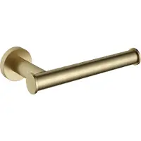 Hotbath &More BAA04 Toiletrolhouder - Geborsteld Messing - Accessoires, Toilet accessoires, Toiletrolhouders - 8721264696908