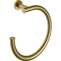 Hotbath &More BAA08 handdoekring geborsteld messing PVD