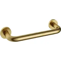 Hotbath &More BAA16 Badgreep - Geborsteld Messing PVD - Recht - Accessoires, Bad accessoires, Badgrepen - 8721264698117