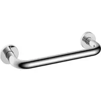 Hotbath &More BAA16 Badgreep - Geborsteld Gunmetal PVD - Messing - Recht - Accessoires, Bad accessoires, Badgrepen - 8721264698131