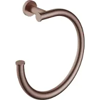 Hotbath &More BAA08 handdoekring geborsteld koper PVD
