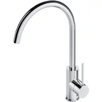 Hotbath Cobber CB040 Keukenkraan - Geborsteld Zwart PVD - Messing - Kranen, Keukenkranen, Opbouw Keukenkranen - 8721122559185