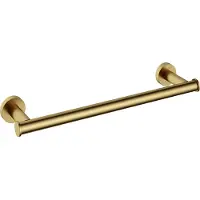 Hotbath &More BAA06 handdoekstang 34cm geborsteld messing PVD