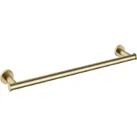 Hotbath &More BAA07 handdoekstang 64cm geborsteld messing