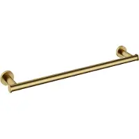 Hotbath &More BAA07 handdoekstang 64cm geborsteld messing PVD