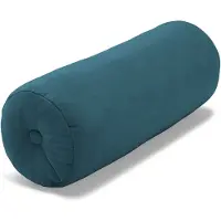 Fatboy Sierkussen Puff Rolster Velvet Recycled Petrol (65 x 24 cm)