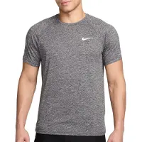 Nike Sportshirt Men Hydroguard Heathered Black-XL