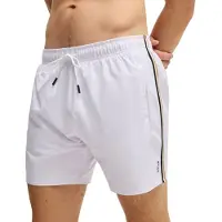 BOSS Zwemshorts 'Iсonic' rood / zwart / wit