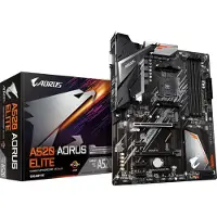 Gigabyte Moederbord - - A520 Aorus Elite - Socket AM4 - Bedraad - Zwart