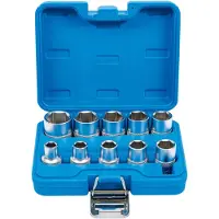 Bgs Doppenset 1/2" 10-delig INCH