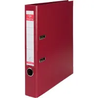 Pergamy Ordner A4 50 mm PP bordeaux - 4 stuks