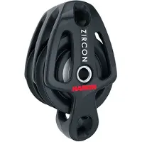 Harken Becket Double Zircon Block 40 Mm Zilver