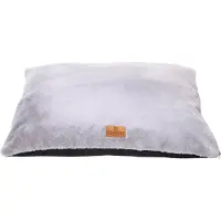Topmast EcoLux - Ecoproof Hondenkussen - Grijs - 120 x 80 x 12 cm - Zacht Fleece
