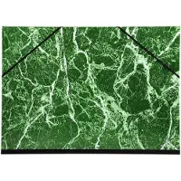 Exacompta Tekenmap 635E Karton 370mm x 520mm Groen Verpakking van 10