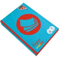 Quantore Kopieerpapier Fastprint A4 80gr azuurblauw 500vel | 5 stuks
