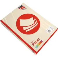 Quantore Kopieerpapier Fastprint A4 80gr creme 500vel | 5 stuks