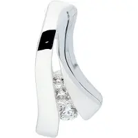 Glow - Zilveren hanger met steen