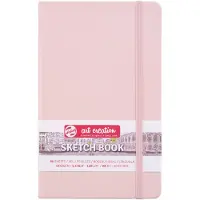 Talens Art Creation Schetsboek 80 witte vellen 140gr 130x210mm roze | 5 stuks