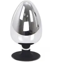 Kiotos - Buttplug RVS Met Siliconen Voetje BIG-S