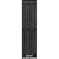 GOAT -Carpet Dartmat- Checkout-241cm x 60cm Black / White