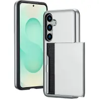 IMoshion Backcover met pasjeshouder voor de Samsung Galaxy S25 Plus - Grijs