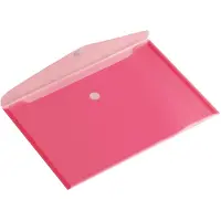 Europel - Enveloptas A5 250x180mm dwars transparant rood | 1 stuk | 10 stuks