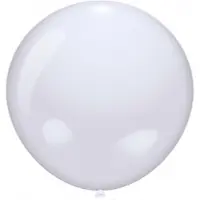 Amscan Mega ballon wit 90 cm diameter - Feestartikelen/versieringen - Bruiloft/deco