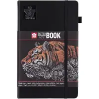 Sakura Schetsboek 80 zwarte vellen 130x210mm zwart | 5 stuks