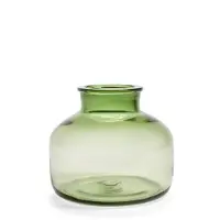Serax - Vaas - glas - groen - D25 x H22 cm - Opening 10 cm
