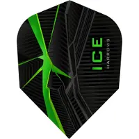 Harrows ICE Recut Green - Dart Flights
