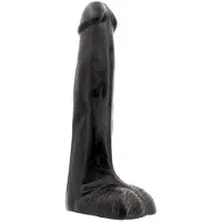 Hardastic - Super Dhalsim - Dildo - 24 x 6 cm - PVC - Zwart