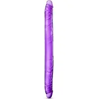 Blush Novelties Paarse Dubbele Dildo van 42.5 CM